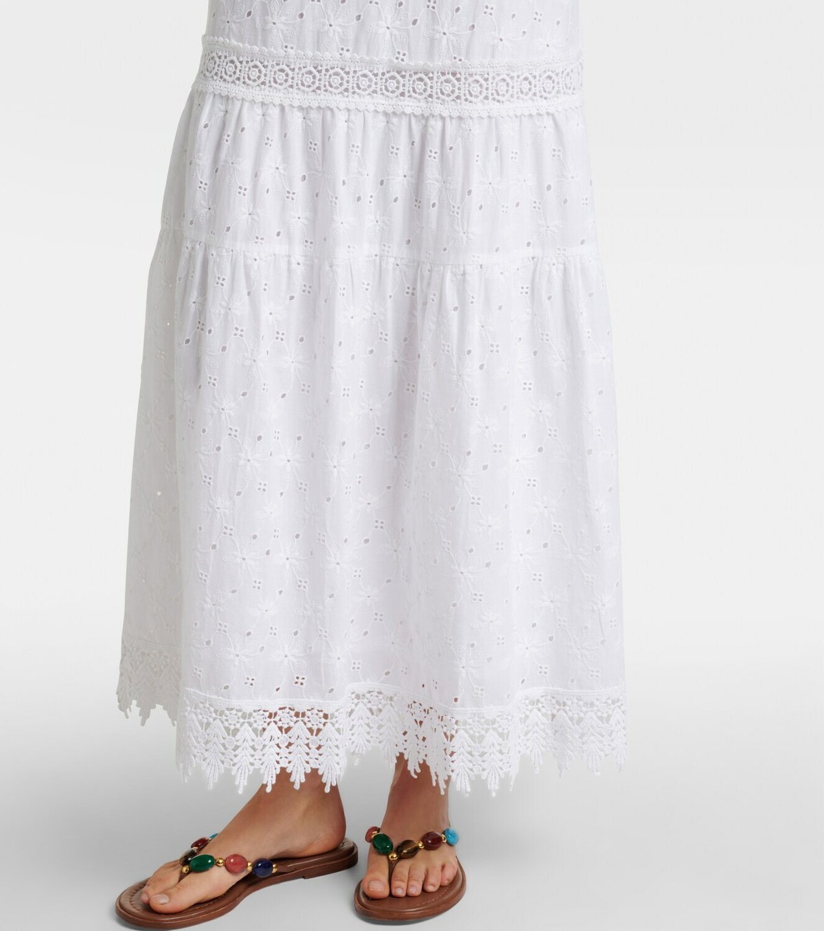Melissa Odabash Alessia cotton maxi skirt