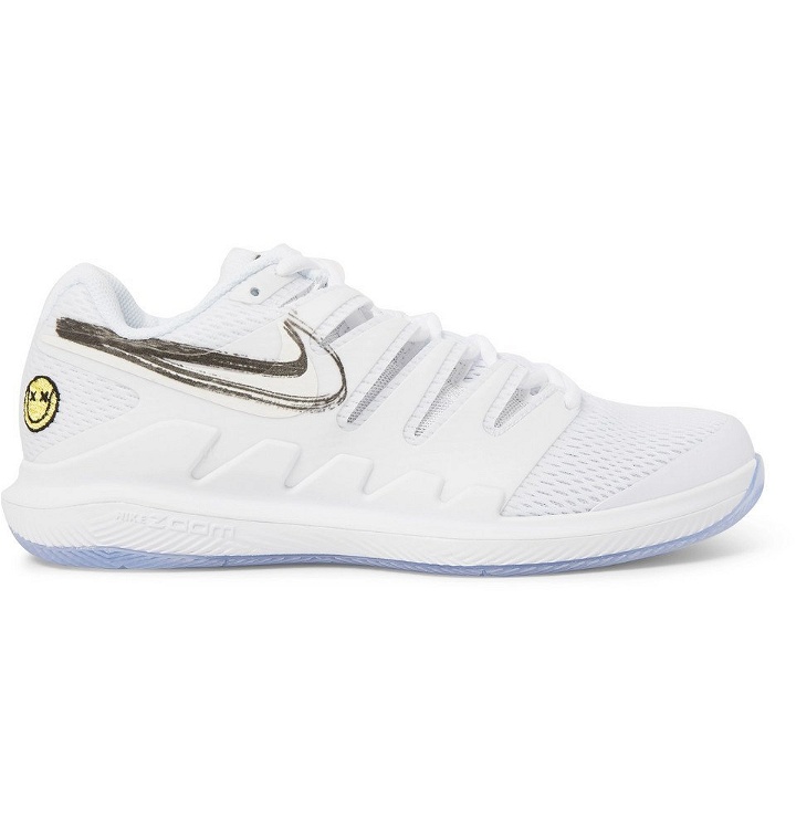 Photo: Nike Tennis - Air Zoom Vapor X Rubber And Mesh Tennis Sneakers - White