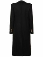 VERSACE Long Wool Blend Coat