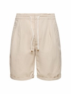BRUNELLO CUCINELLI - Cotton & Linen Bermuda Shorts