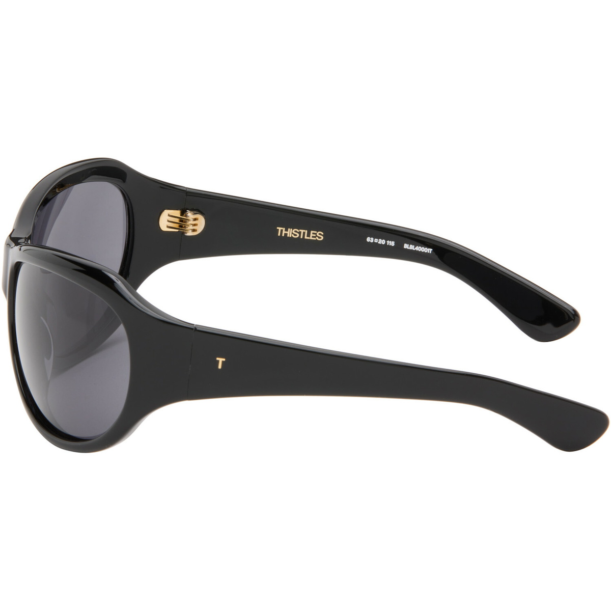 THISTLES Black 'The ATLAS' Sunglasses