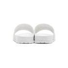 Versace Jeans Couture White Logo Slides