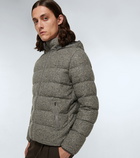 Herno - Grained jersey down jacket