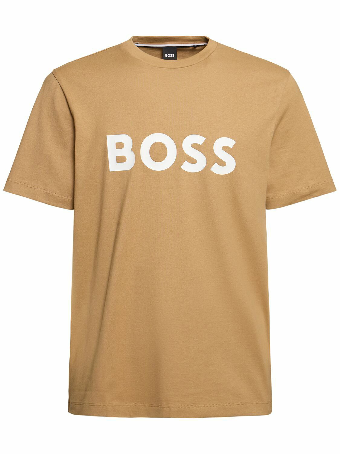 Photo: BOSS Tiburt 354 Logo Cotton T-shirt