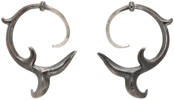 Photo: J.KIM Silver Wrought-Iron Fence Earrings