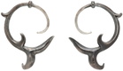J.KIM Silver Wrought-Iron Fence Earrings