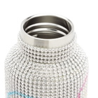 Collina Strada Women's Rhinestone Water Bottle in Rainbow Smiley Face