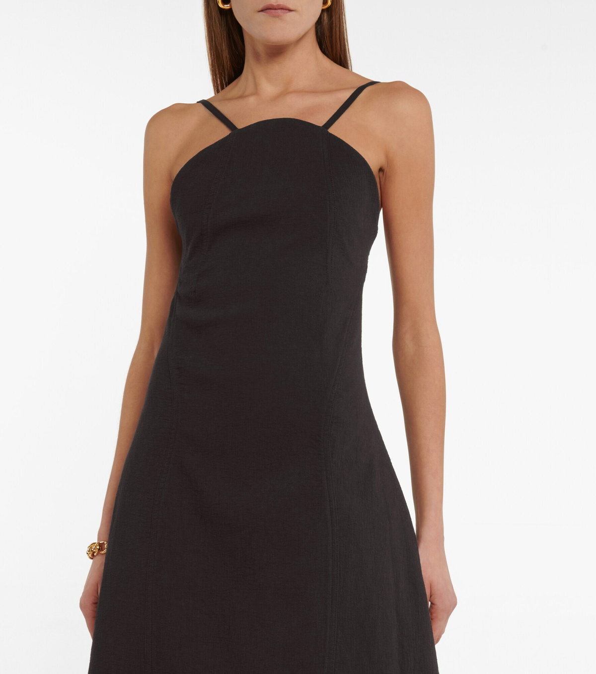 LOW CLASSIC - Cotton-blend midi dress