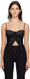 GUIZIO Black Montesano Corset