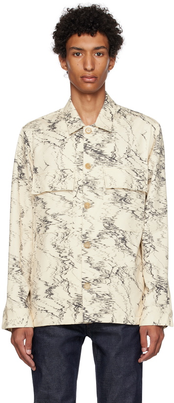 Photo: Paul Smith Off-White & Black Graphic Shirt