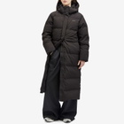 Holzweiler Women's Glittertind Down Long Jacket in Black