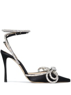 MACH & MACH - Double Bow Silk Satin High Heel Pumps