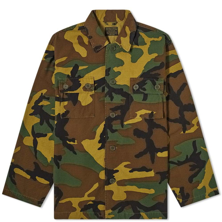 Photo: Wacko Maria Woodland Camo Army Shirt