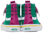 Vans Baby Purple & Green Dino Sk8-Hi Reissue 138 V Sneakers