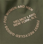 Helmut Lang - Oversized Logo-Print Recycled Shell Hooded Parka - Green