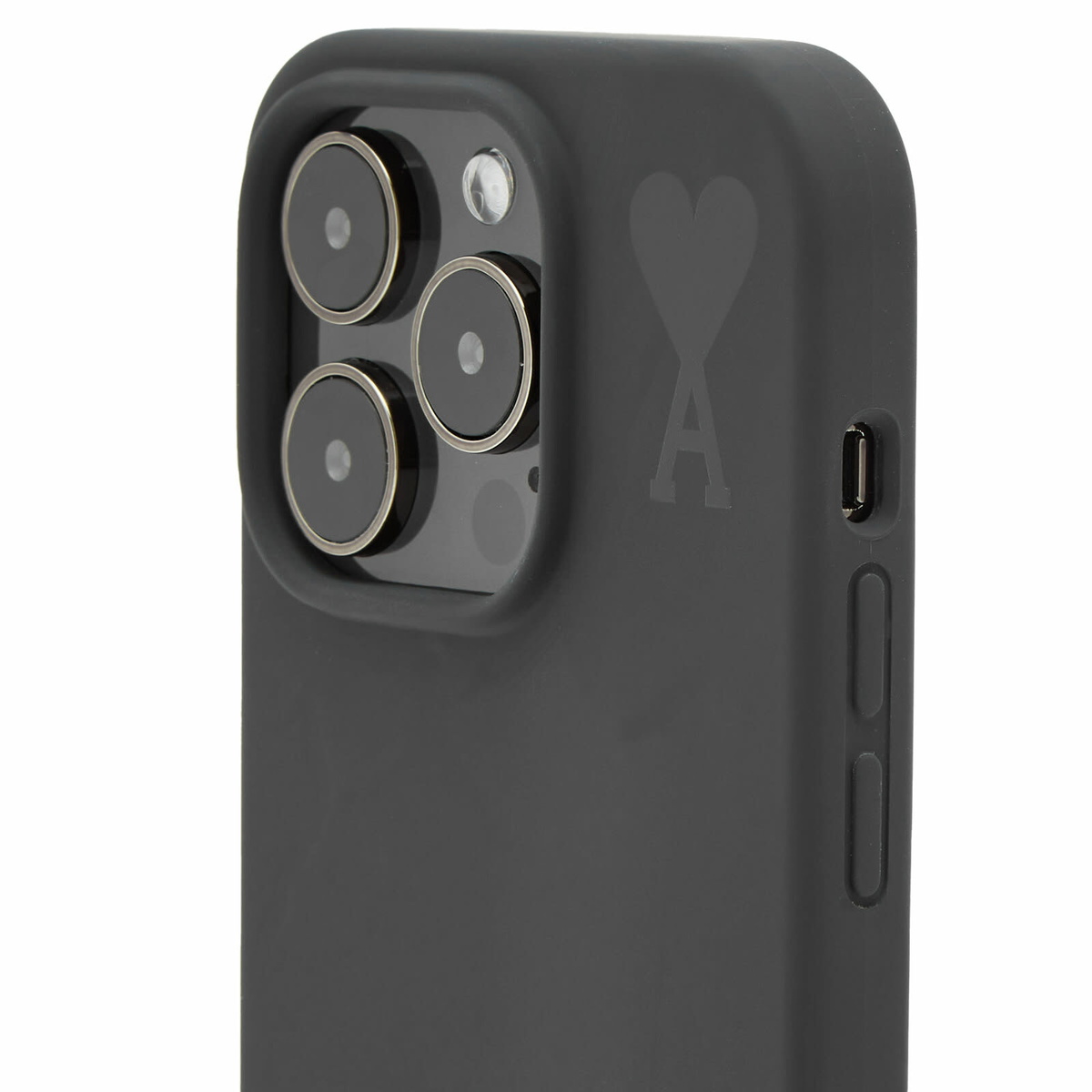 【送料&関税込】Ami Alexandre Mattiussi Iphone 14 Pro Case AMI Men's iPhone 14 Pro Case in Black AMI