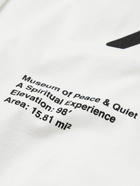 Museum Of Peace & Quiet - Peaks Printed Cotton-Jersey T-Shirt - White