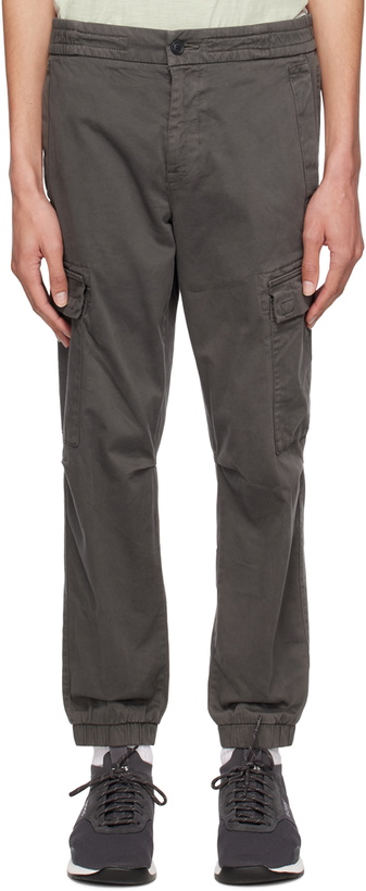 Photo: BOSS Gray Sisla-1 Cargo Pants