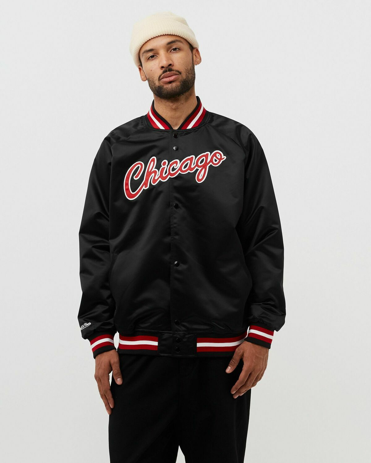 Vintage Chicago Bulls NBA Basketball Leather Jacket ($135