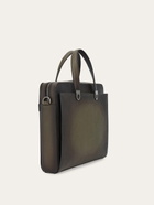 Ferragamo Mens Gancini briefcase in Green