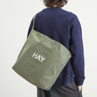HAY Grid Crossover Bag - Medium in Dark Green 