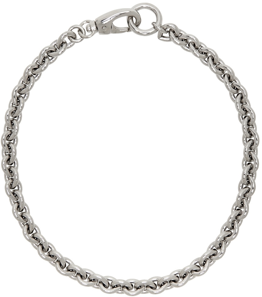 Laura Lombardi Silver Cable Necklace Laura Lombardi