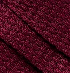 Lanvin - 5cm Knitted Silk Tie - Burgundy