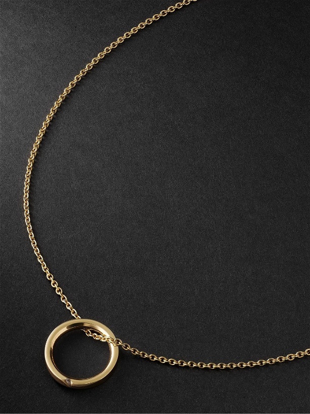 Photo: Alice Made This - Ocean Diamonds Bancroft 9-Karat Gold Diamond Pendant Necklace