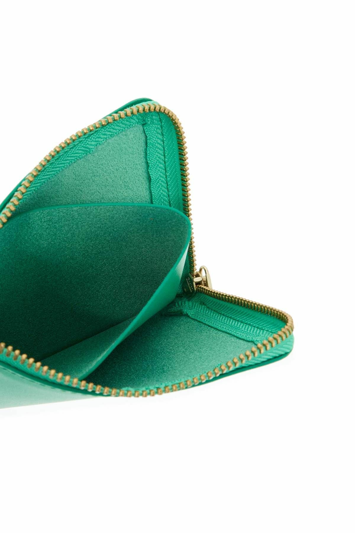 COMME DES GARCONS WALLET zip around wallet portfolio Green