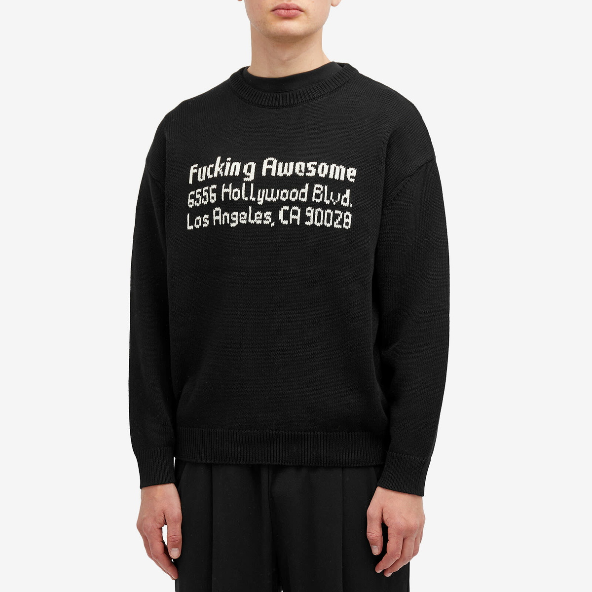 Fucking Awesome Men's FA Hollywood Jumper in Black