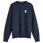 Undercover Women's U Logo Crew Neck Sweatshirt in Blue