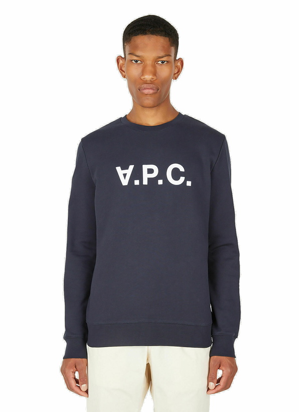 Photo: VPC Logo Sweatshirt in Blue