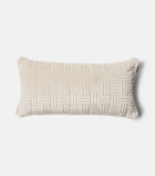 Etro Flag monogram corduroy cushion