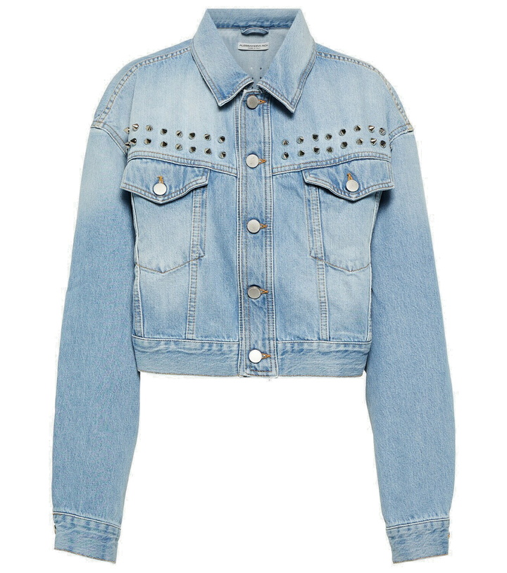 Photo: Alessandra Rich Embellished denim jacket