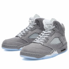 Air Jordan Men's 5 Retro Sneaker in Graphite/White/Grey