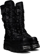 VETEMENTS Black New Rock Edition Tower Boots