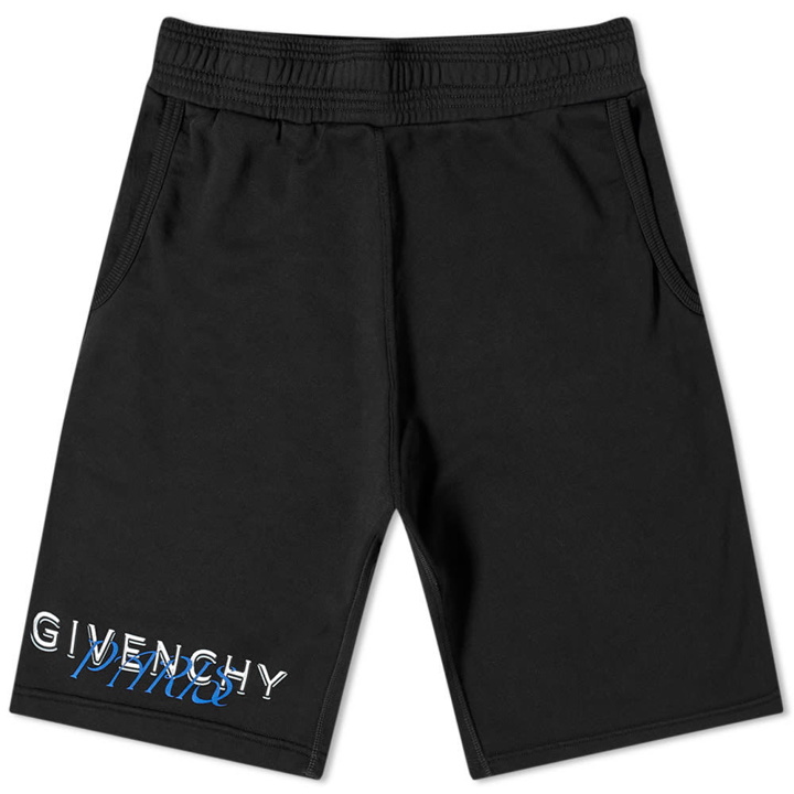Photo: Givenchy Metallic Logo Jersey Short