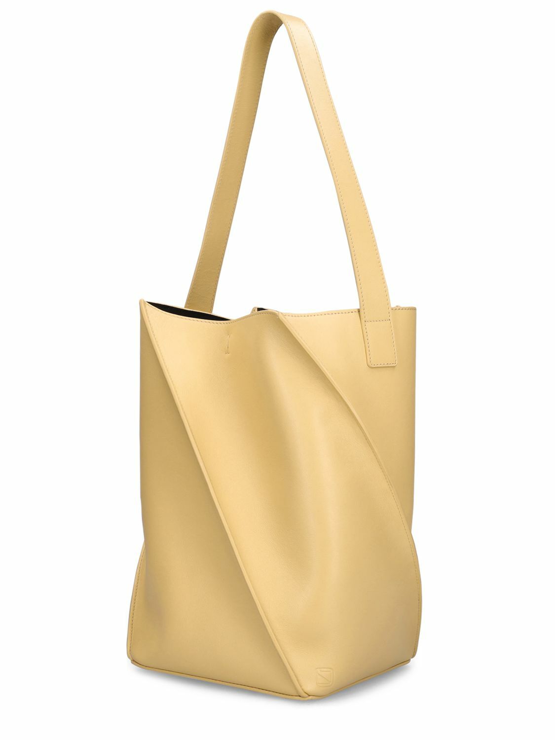 YUZEFI Swirl Leather Tote Bag