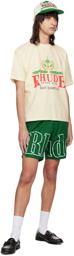 Rhude Green Drawstring Shorts