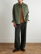Sid Mashburn - Cotton-Corduroy Overshirt - Green