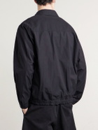 ATON - Cotton-Blend Gabardine Harrington Jacket - Black