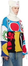 Charles Jeffrey LOVERBOY White Fluffy Rabbit Balaclava