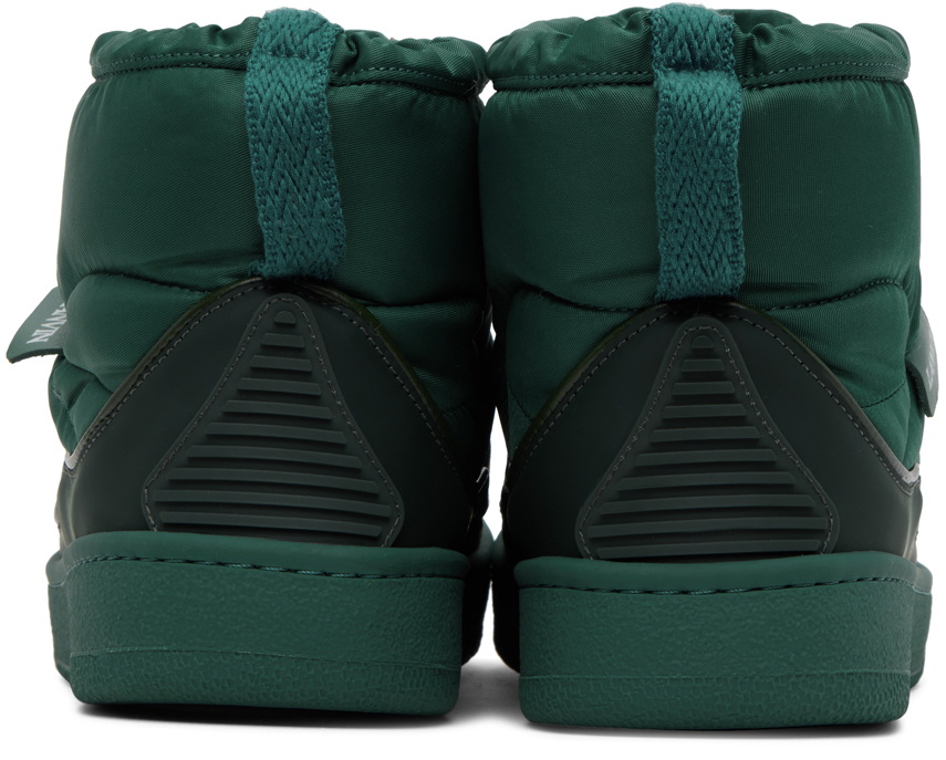 Lanvin Green Curb Snow Boots