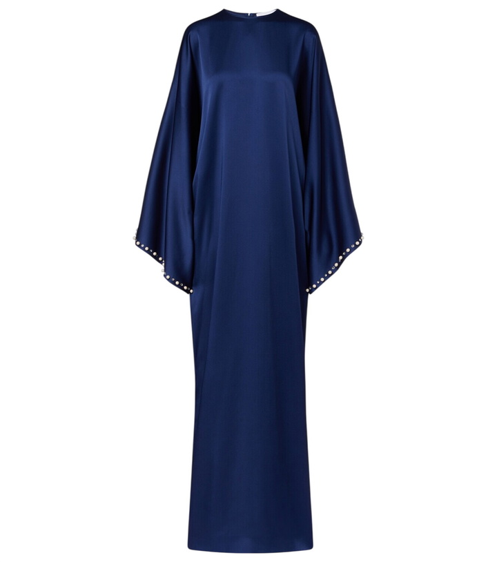 princess polly baby blue dress STELLA MCCARTNEY: Draped dress, ruby main image 0