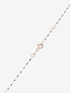 Gigi Clozeau 18K Yellow Gold Beaded Three Diamond Necklace