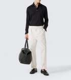 Kiton Cotton poplin polo top