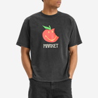 MARKET Men's Smiley Honeycrisp T-Shirt in Washed-Black
