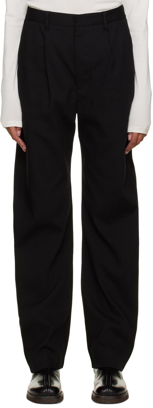 Lemaire Black Pleated Trousers Lemaire