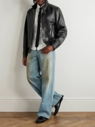 ssstein - Wide-Leg Distressed Jeans - Blue