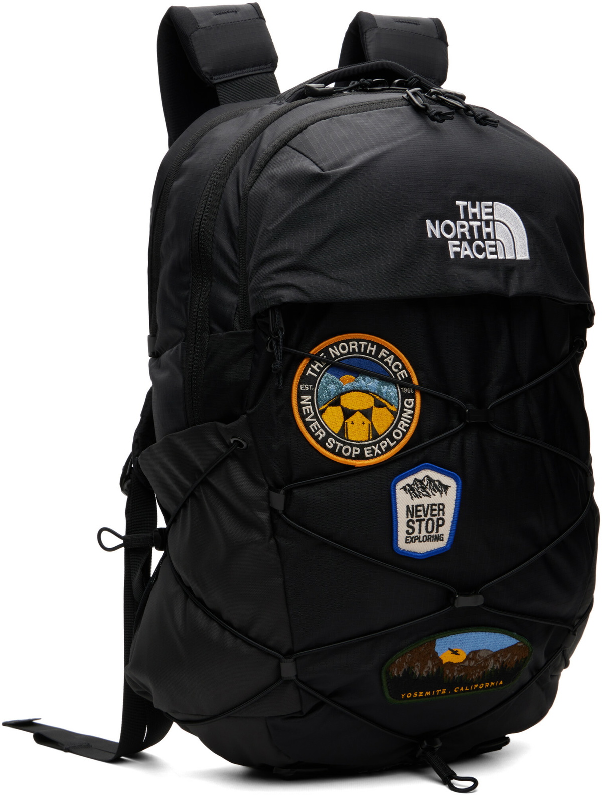 The North Face Black Borealis Patch Backpack